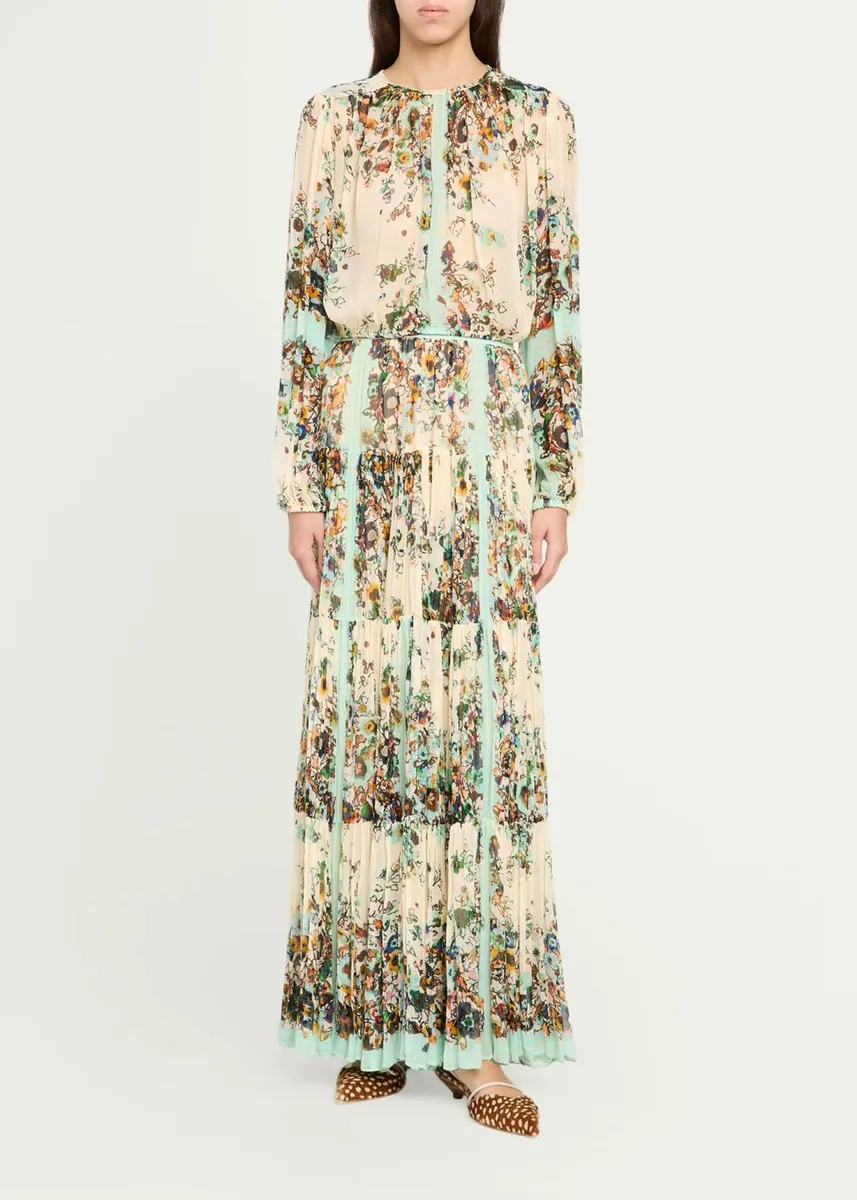Ulla Johnson Elenora Floral Silk Blouse | Thumbnail 2 Ulla Johnson Elenora Floral Silk Blouse | Thumbnail 2