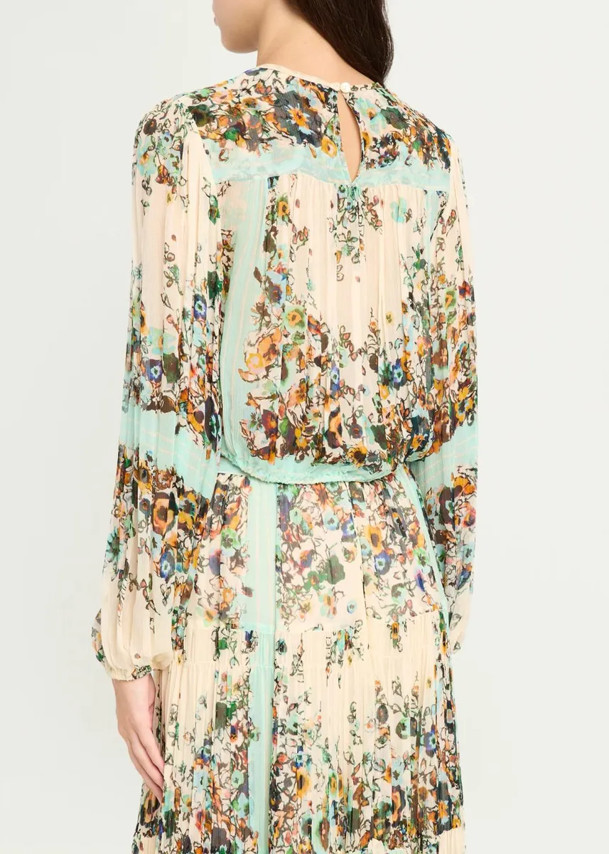 Ulla Johnson Elenora Floral Silk Blouse | Thumbnail 3 Ulla Johnson Elenora Floral Silk Blouse | Thumbnail 3