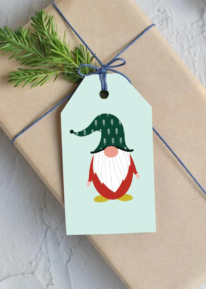 Spaghetti & Meatballs Gnome Gift Tags, Set of 6 | Thumbnail 2 Spaghetti & Meatballs Gnome Gift Tags, Set of 6 | Thumbnail 2