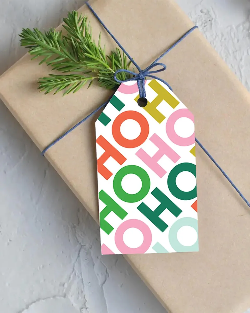Spaghetti & Meatballs Ho Ho Ho Gift Tags, Set of 6 | Thumbnail 2 Spaghetti & Meatballs Ho Ho Ho Gift Tags, Set of 6 | Thumbnail 2