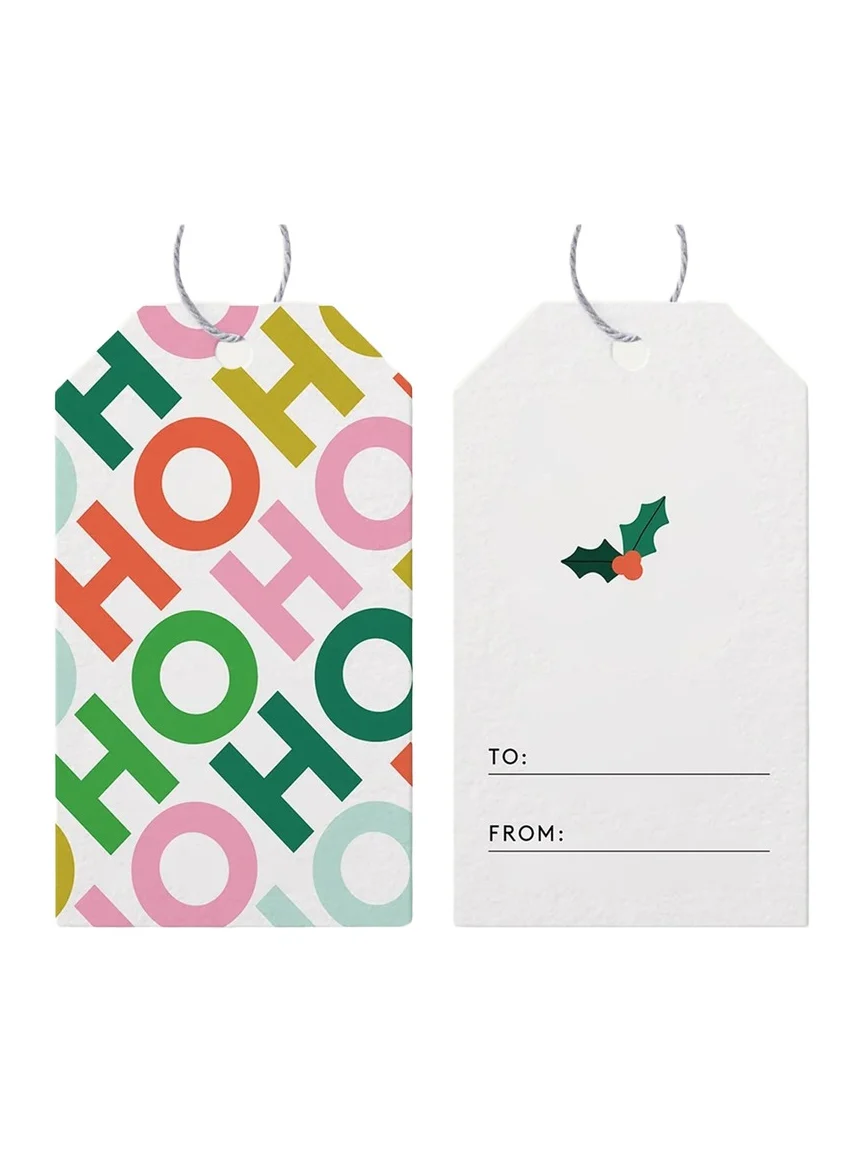 Spaghetti & Meatballs Ho Ho Ho Gift Tags, Set of 6