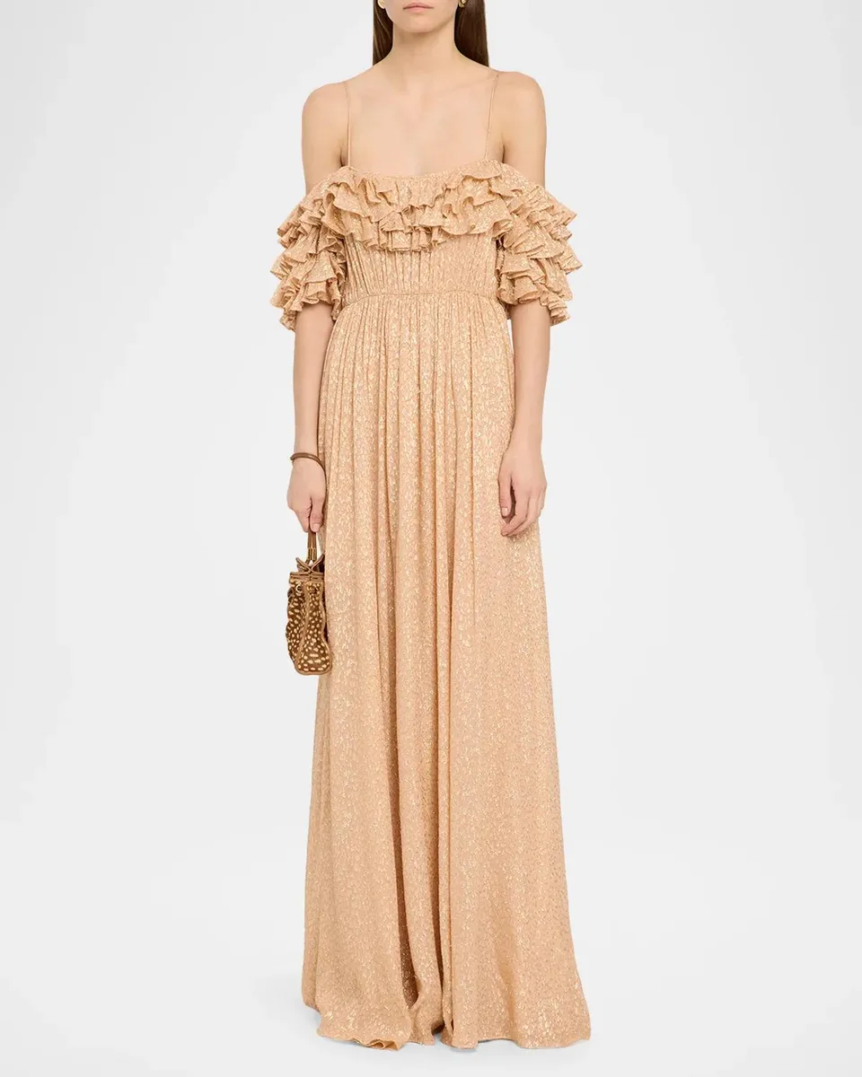 Ulla Johnson Persephone Off-The-Shoulder Gown | Thumbnail 2
