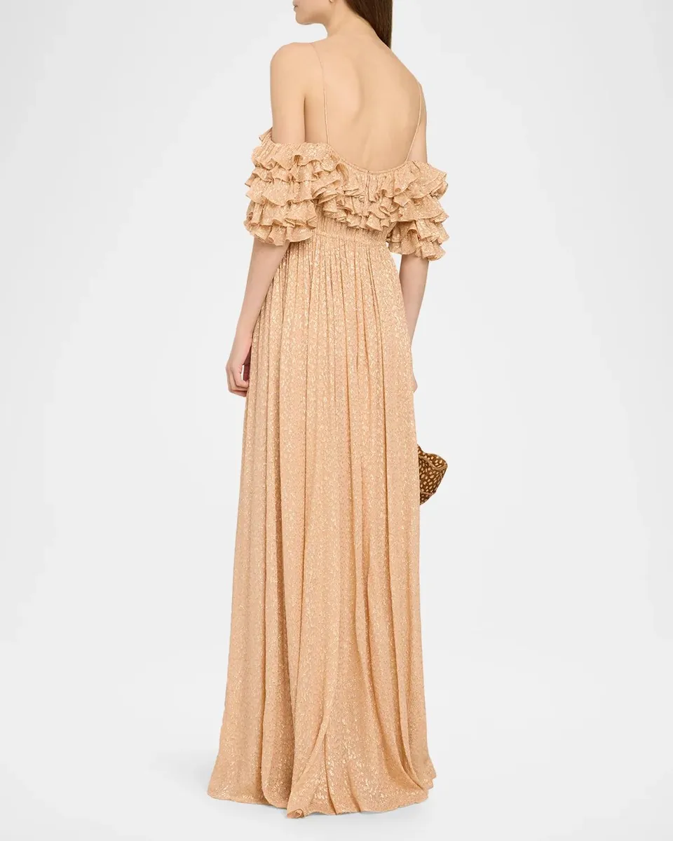 Ulla Johnson Persephone Off-The-Shoulder Gown | Thumbnail 3