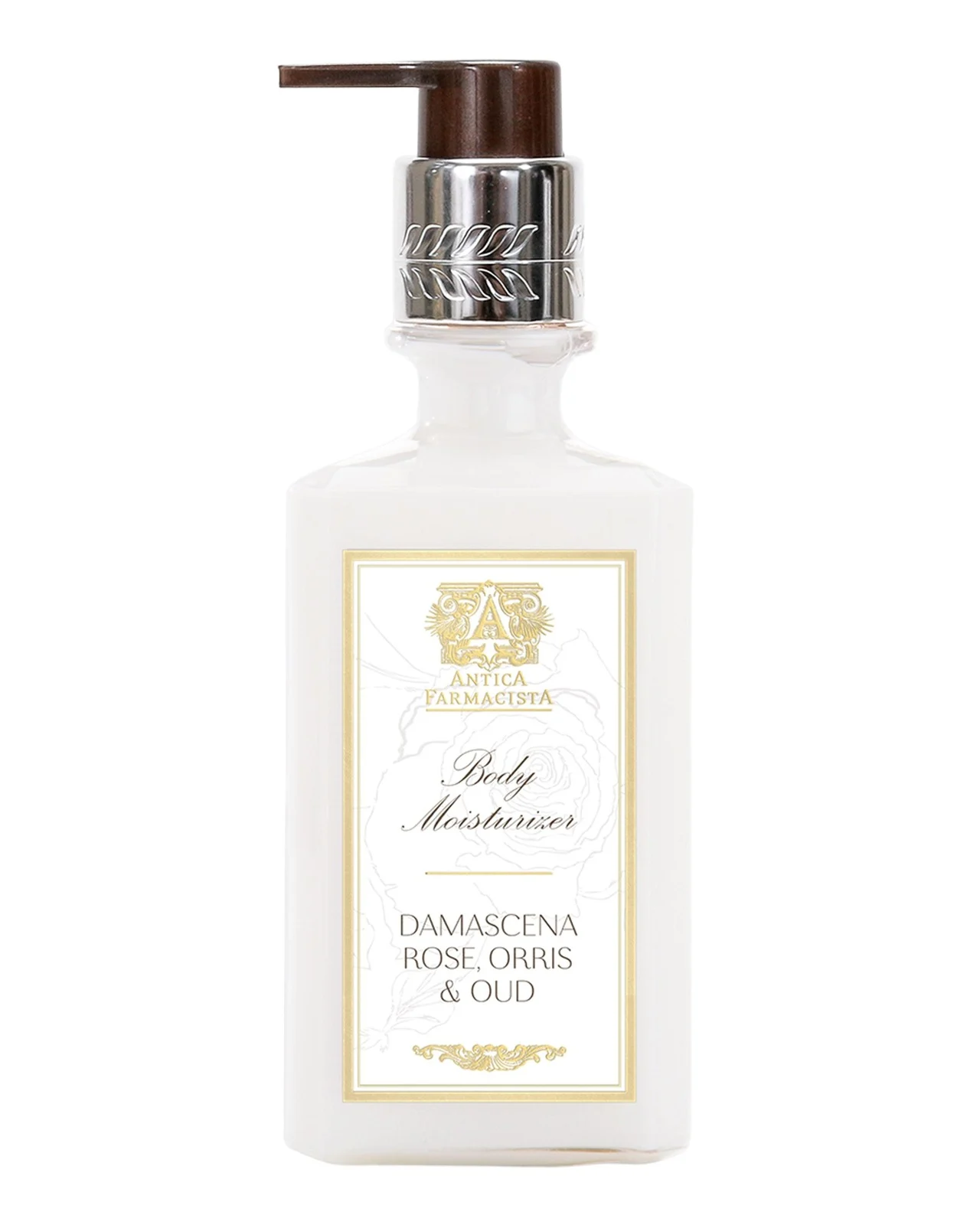 Antica Farmacista Damascena Rose, Orris & Oud Body Moisturizer, 10 oz.