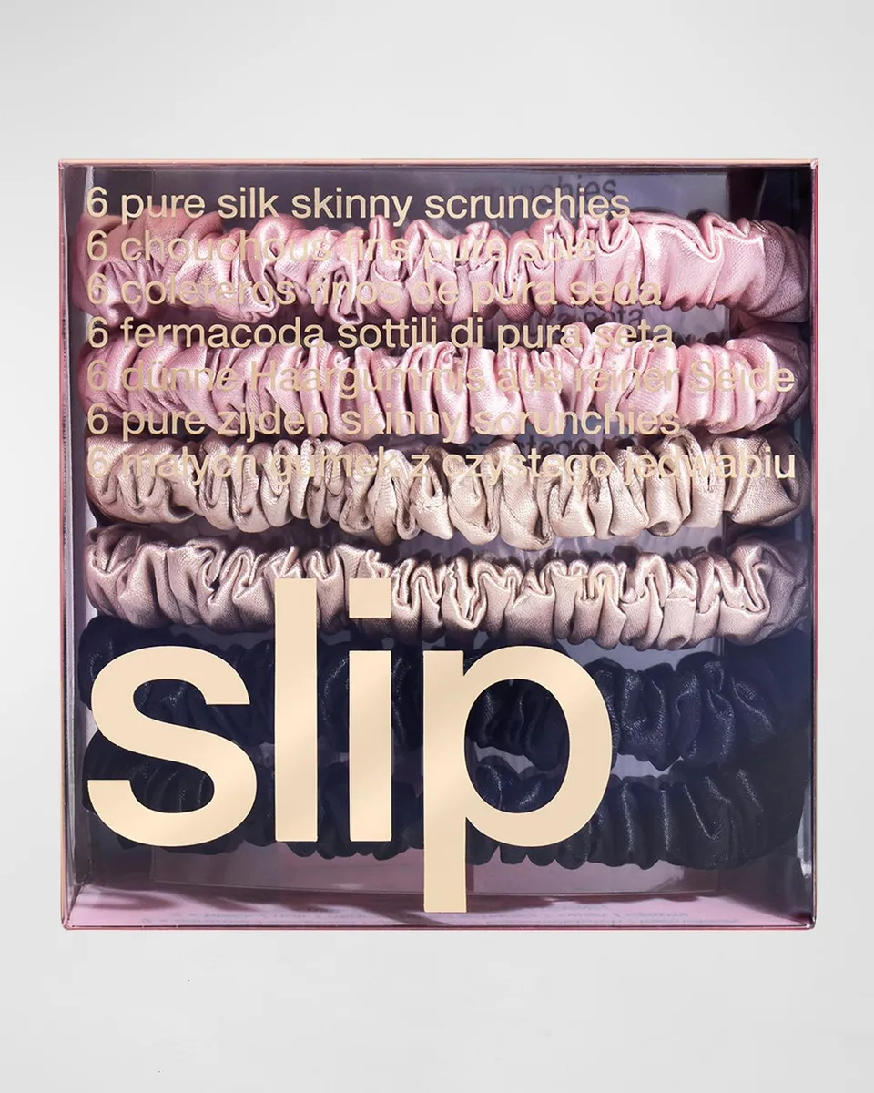 Slip Pure Silk Skinny Scrunchies | Thumbnail 2 Slip Pure Silk Skinny Scrunchies | Thumbnail 2