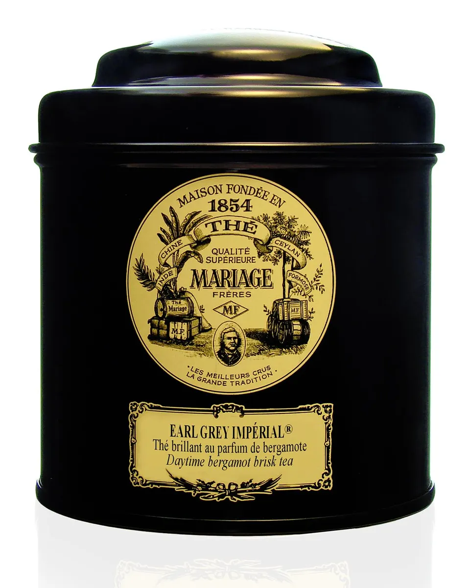 Mariage Freres International Earl Grey French Blue Tin, Black/Gold | Thumbnail 2