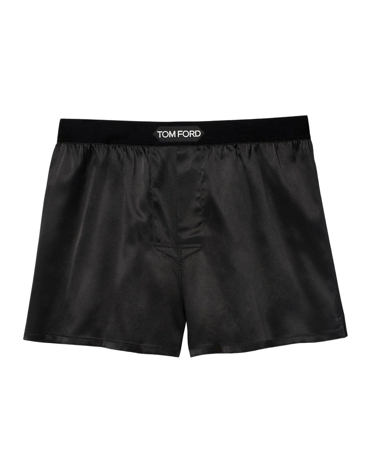 Tom Ford Men's Silk Jacquard Logo Boxers
