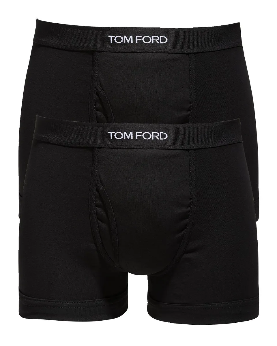 Tom Ford Men's 2-Pack Solid Jersey Boxer Briefs | Thumbnail 3 Tom Ford Men's 2-Pack Solid Jersey Boxer Briefs | Thumbnail 3
