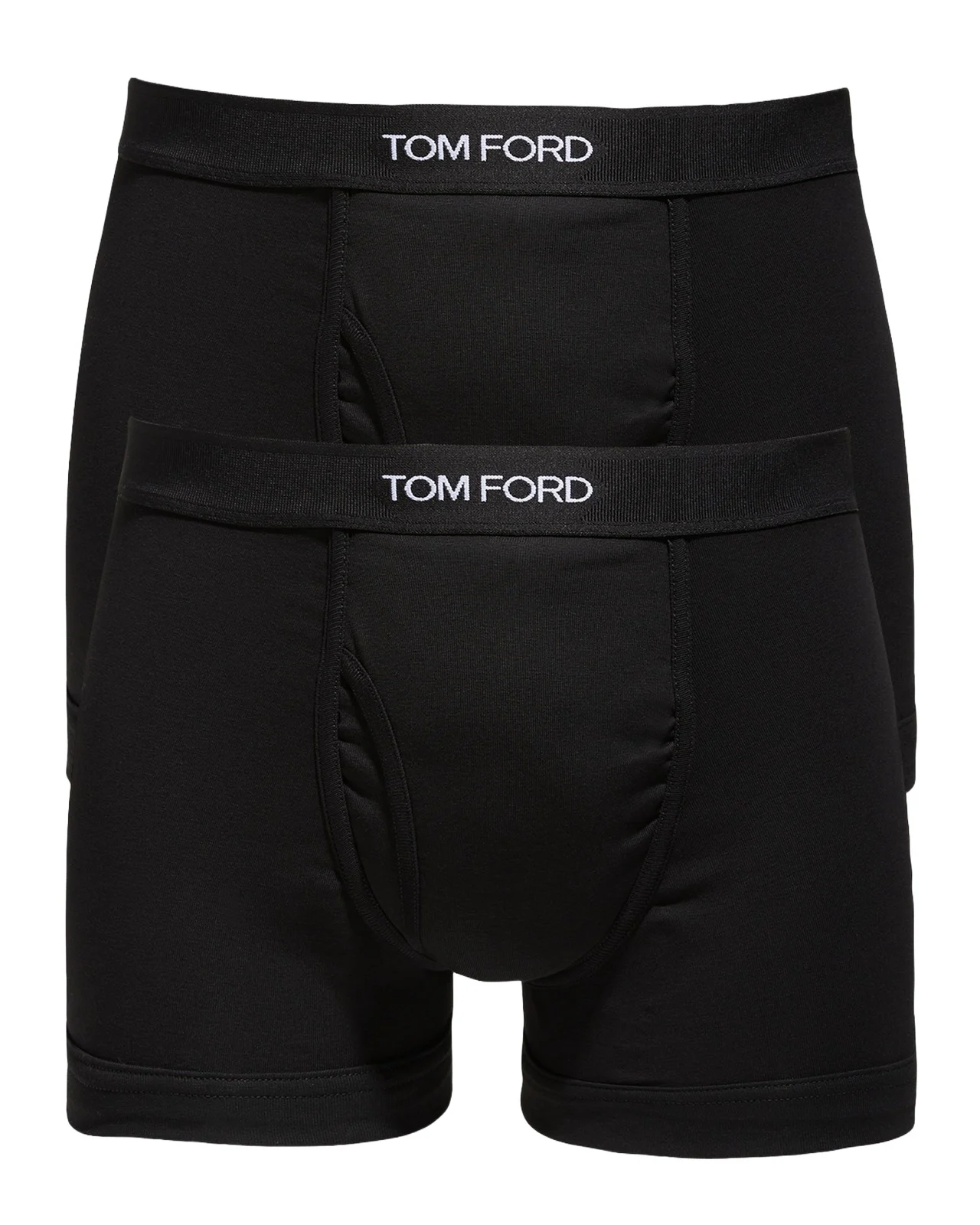 Tom Ford Men's 2-Pack Solid Jersey Boxer Briefs