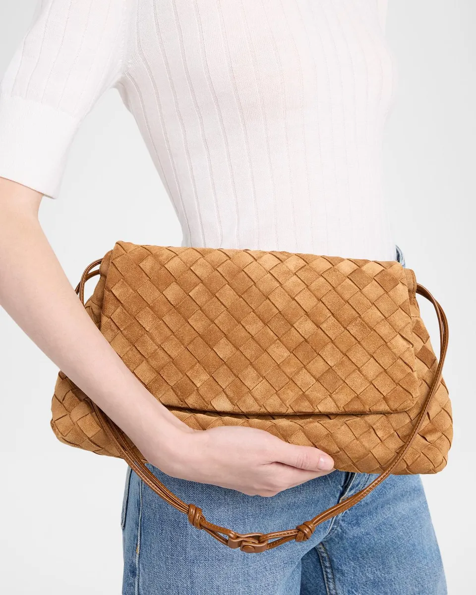 Bottega Veneta Giorno Suede Drawstring Shoulder Bag | Thumbnail 2 Bottega Veneta Giorno Suede Drawstring Shoulder Bag | Thumbnail 2