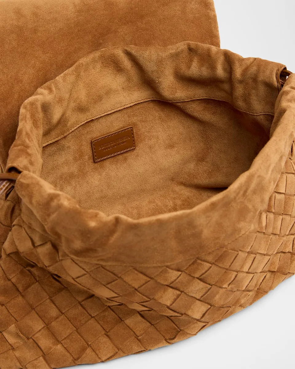Bottega Veneta Giorno Suede Drawstring Shoulder Bag | Thumbnail 4 Bottega Veneta Giorno Suede Drawstring Shoulder Bag | Thumbnail 4