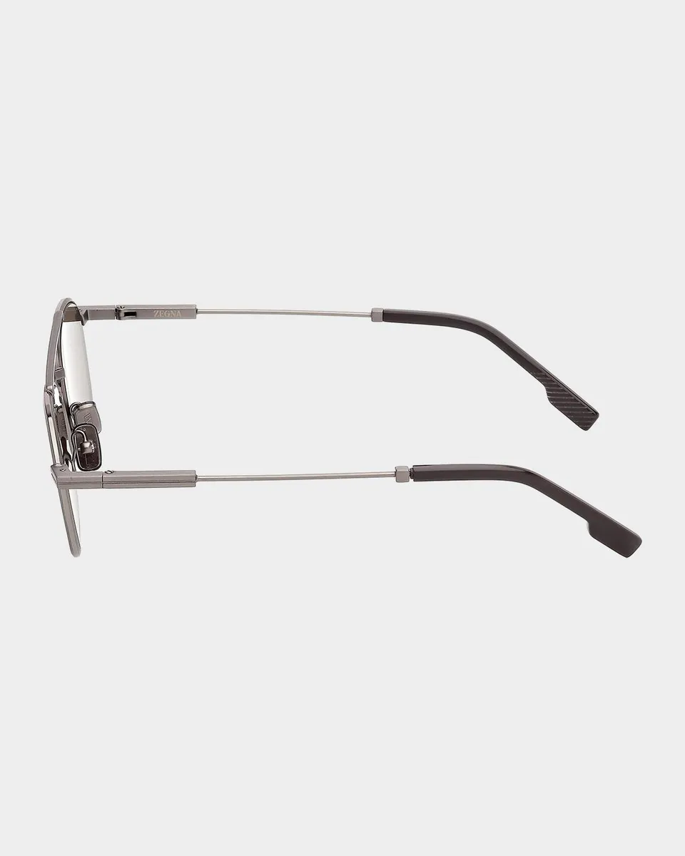 Zegna Men's Metal Aviator Sunglasses | Thumbnail 7 Zegna Men's Metal Aviator Sunglasses | Thumbnail 7