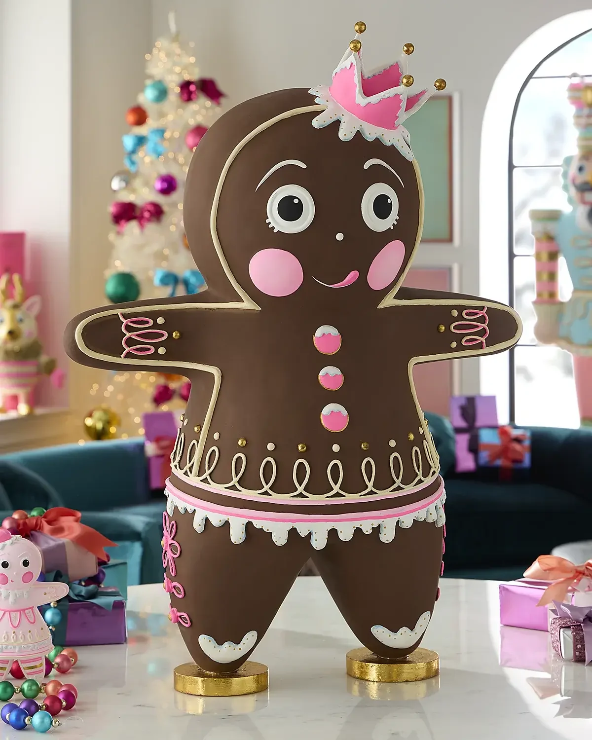 Glitterville The Gingers Dough Tabletop Christmas Decoration