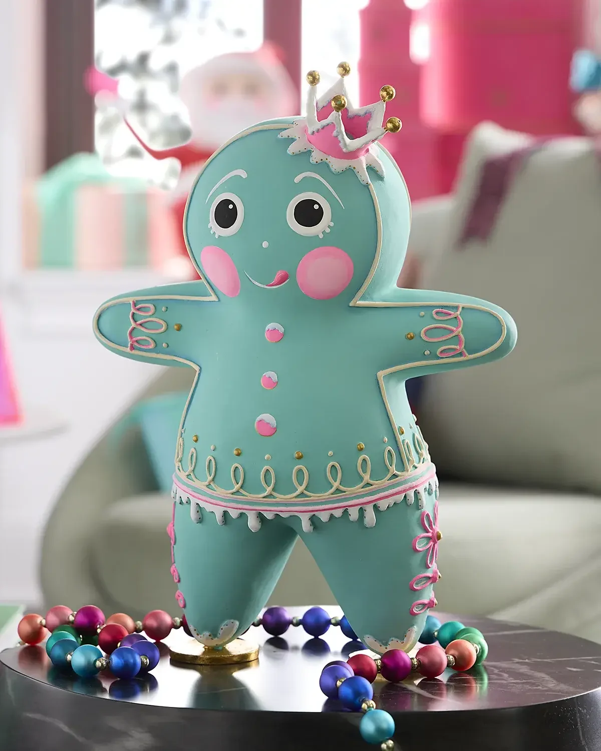 Glitterville The Rainbow Gingers Dough Tabletop Christmas Decoration