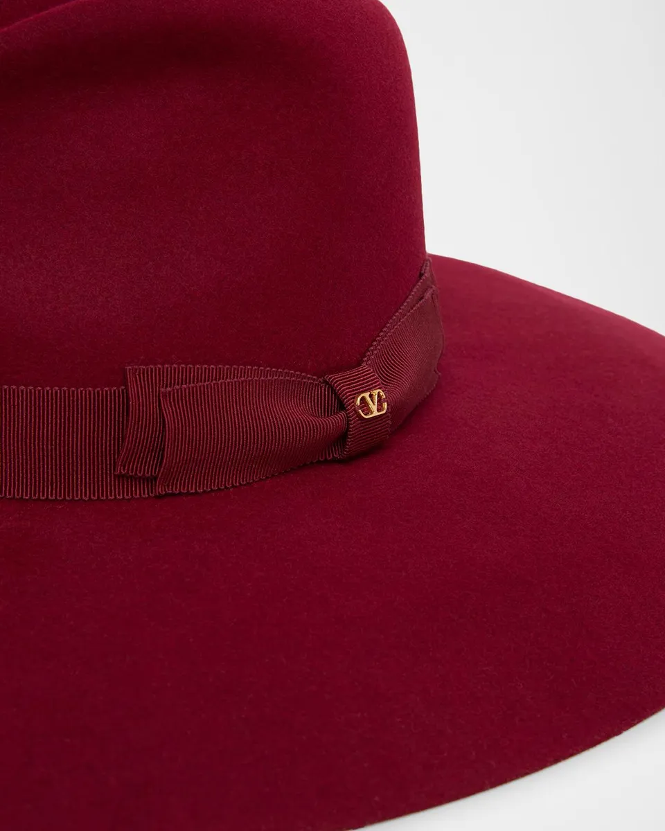 Valentino Garavani VLogo Signature Large-Brim Hat | Thumbnail 3 Valentino Garavani VLogo Signature Large-Brim Hat | Thumbnail 3