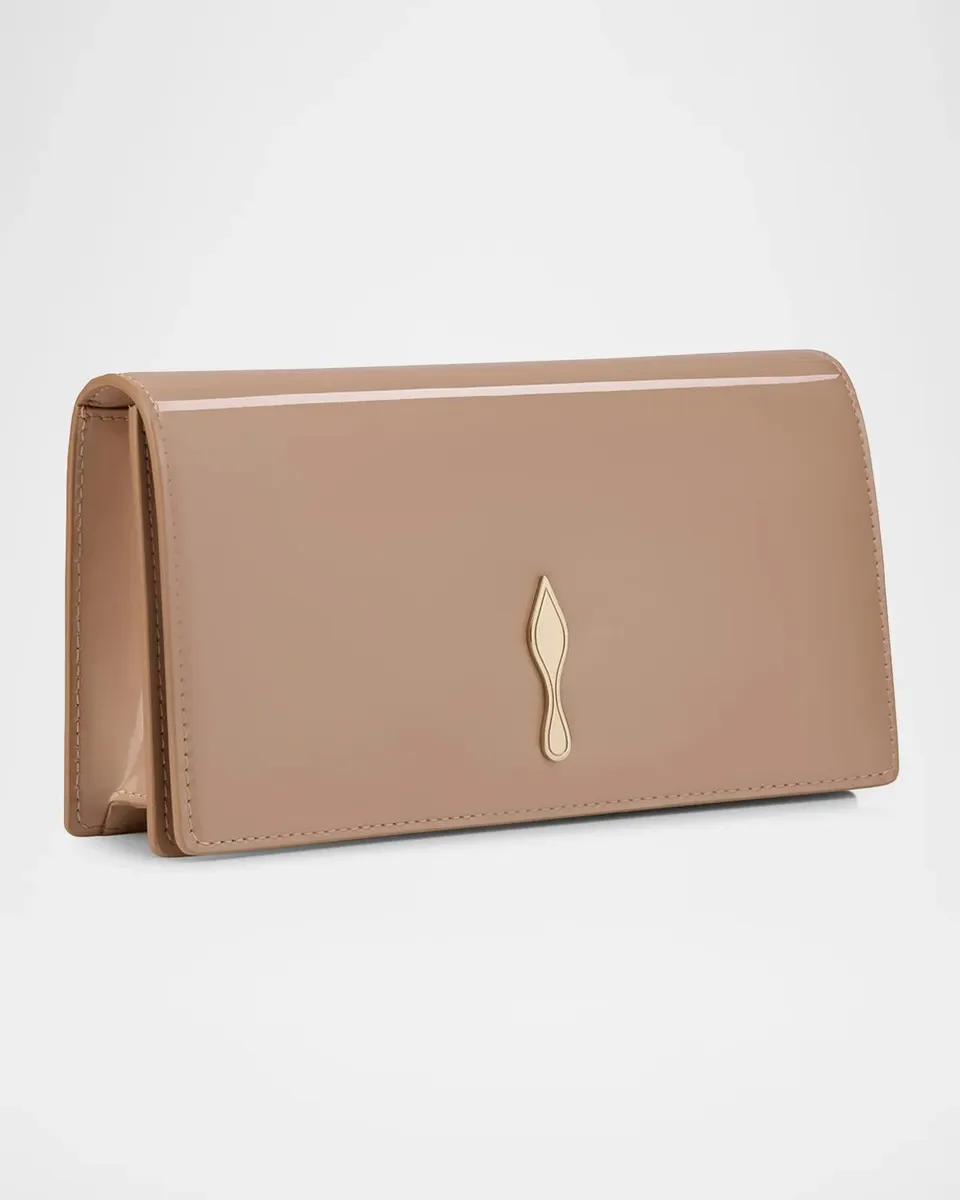 Christian Louboutin Bettina Patent Leather Clutch Bag | Thumbnail 2
