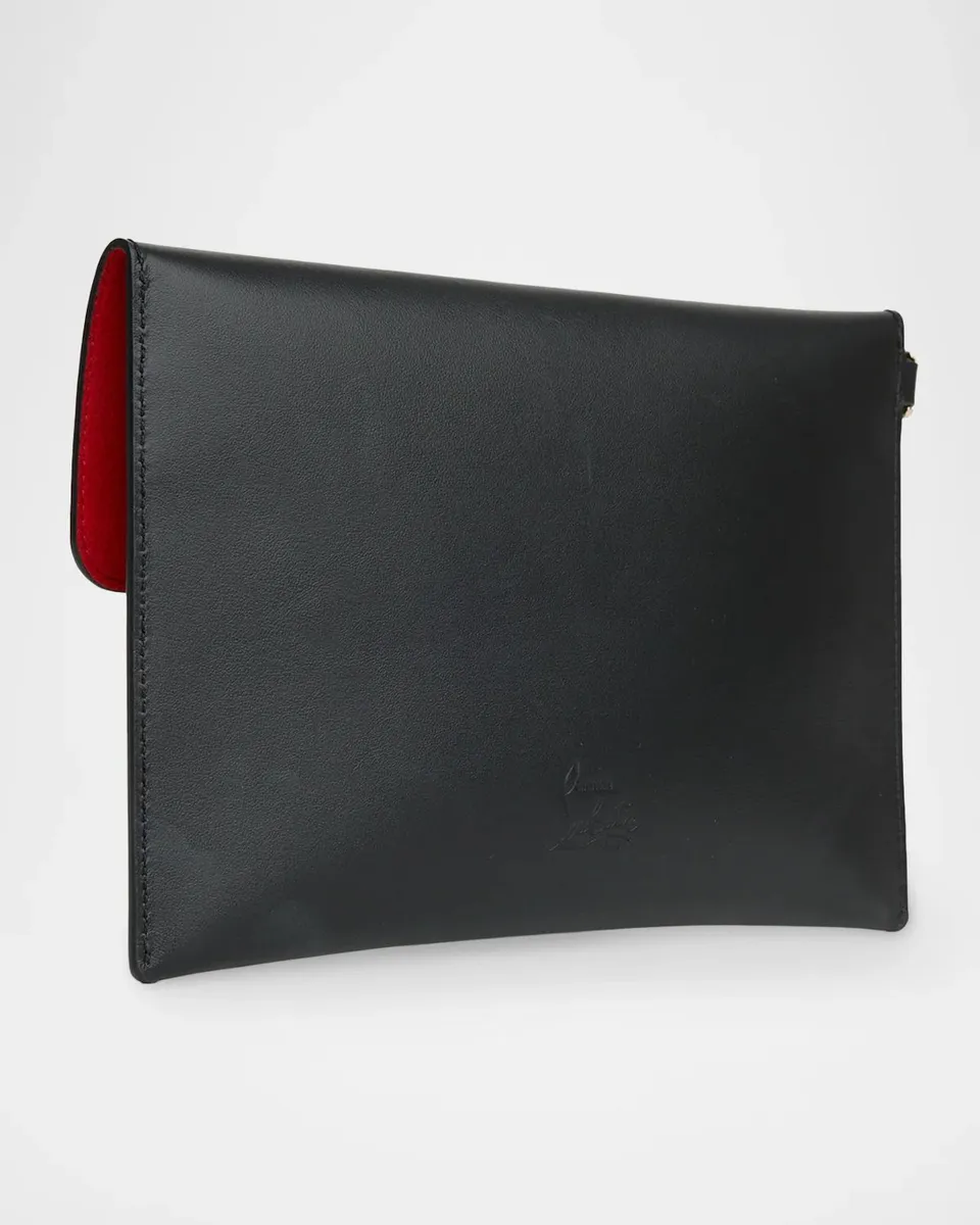 Christian Louboutin Bettina Flat Leather Pouch Bag | Thumbnail 2 Christian Louboutin Bettina Flat Leather Pouch Bag | Thumbnail 2