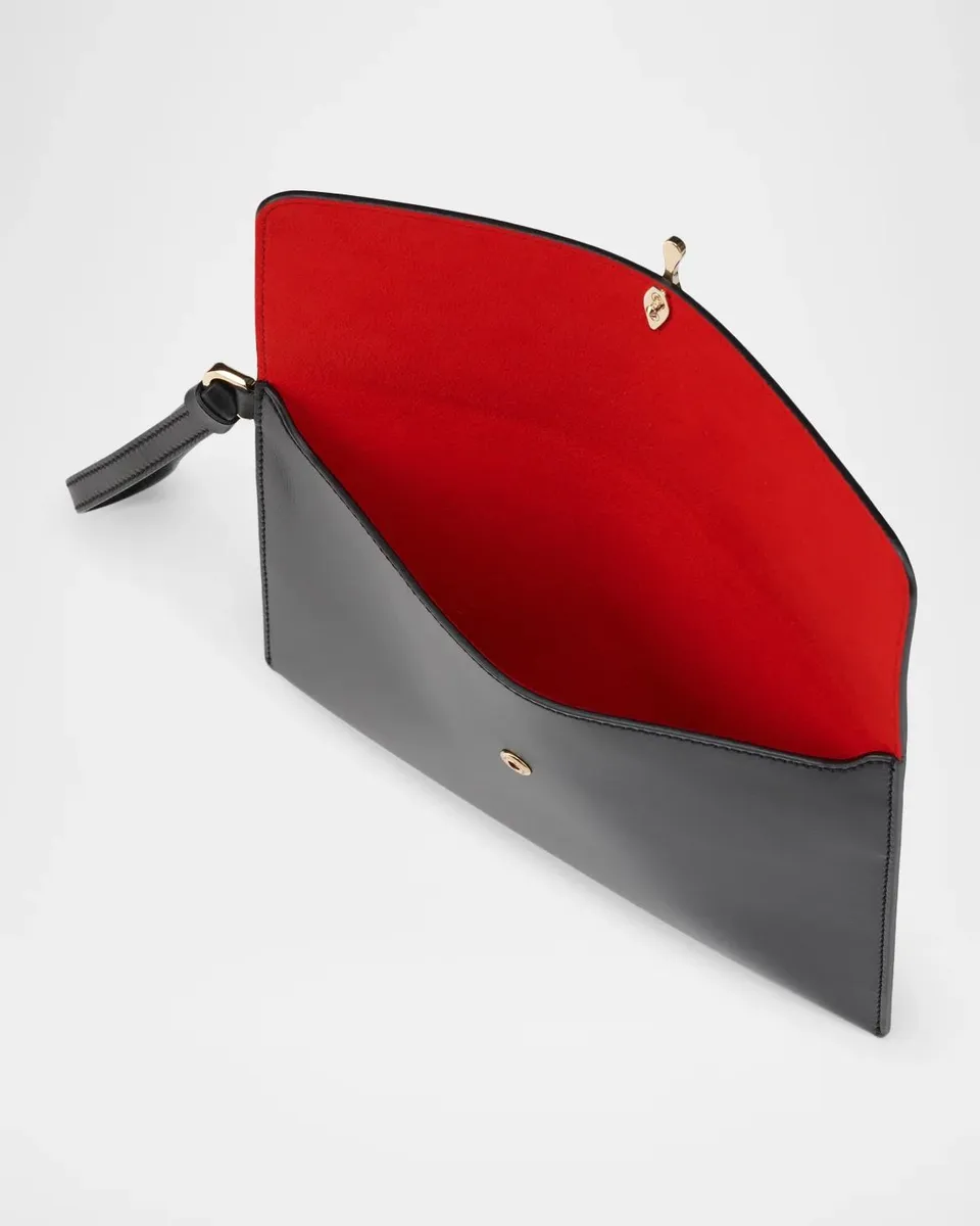 Christian Louboutin Bettina Flat Leather Pouch Bag | Thumbnail 3