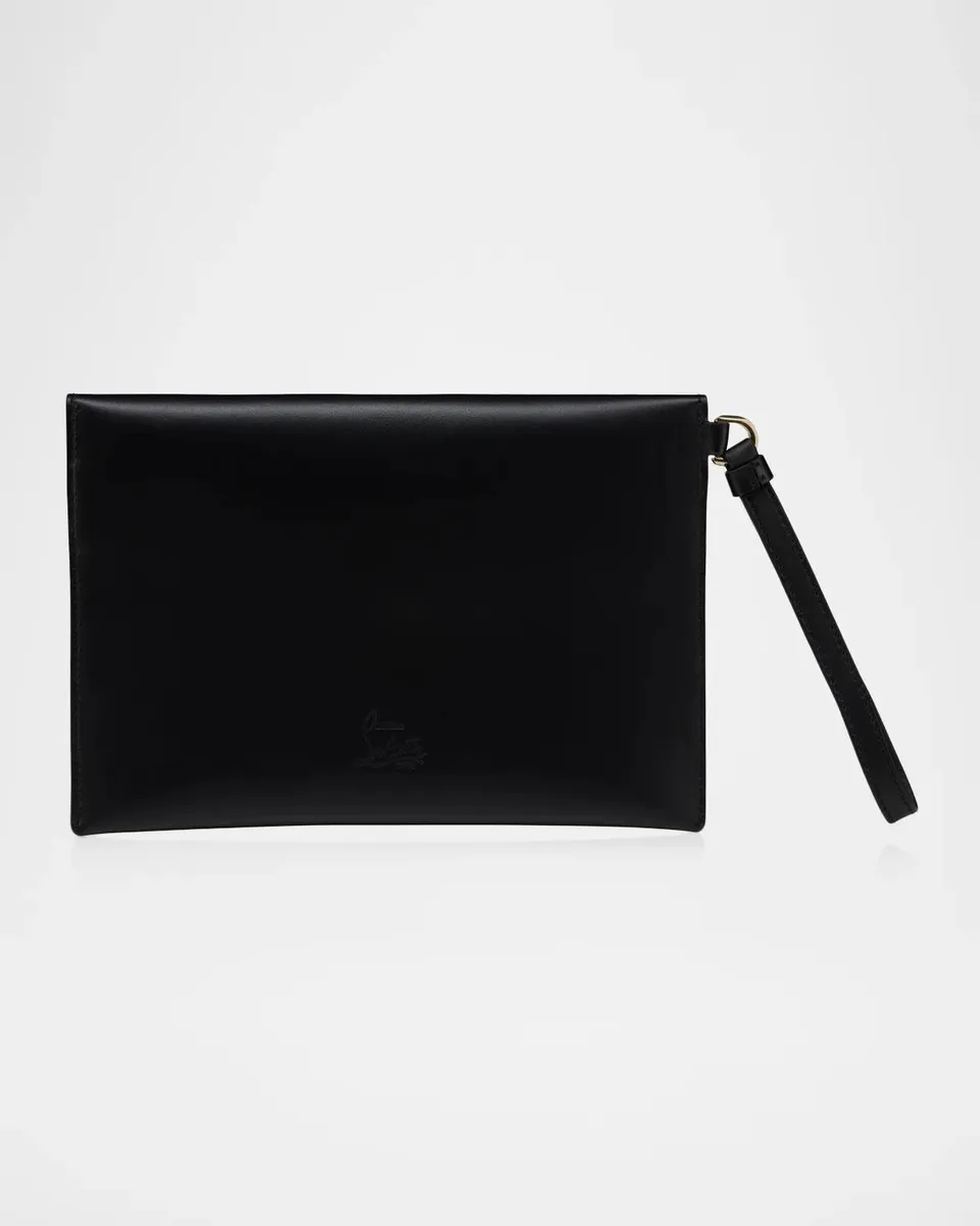 Christian Louboutin Bettina Flat Leather Pouch Bag | Thumbnail 4