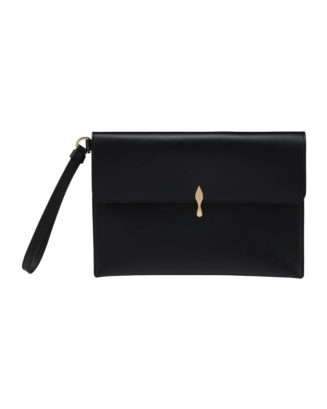 Christian Louboutin Bettina Flat Leather Pouch Bag