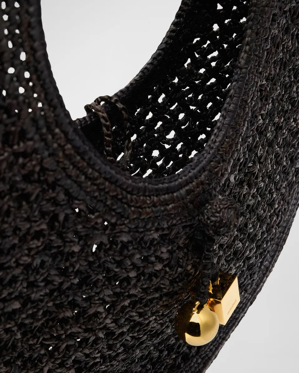Jacquemus Le Rond Raffia Top-Handle Bag | Thumbnail 2