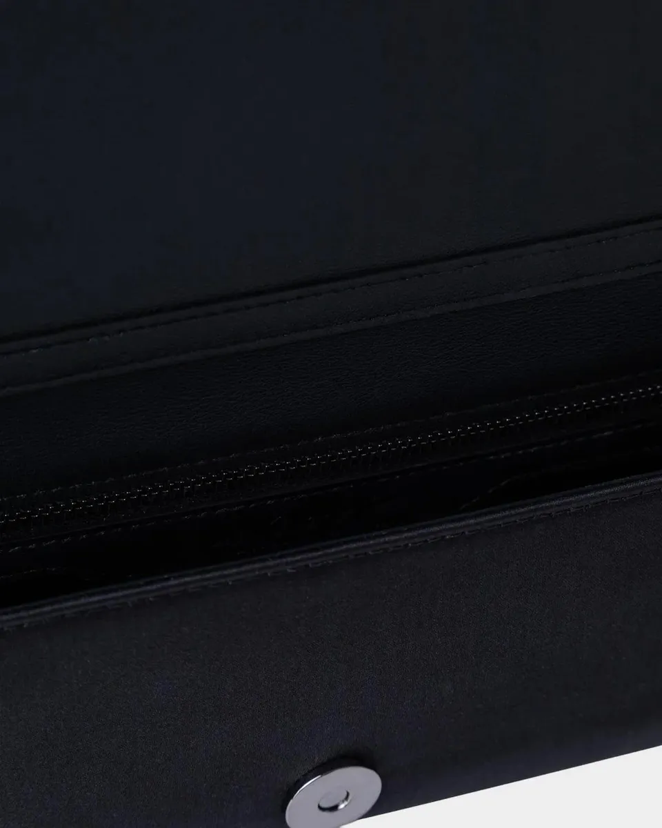 Akris Anouk Satin Clutch Bag with Chain Strap | Thumbnail 3 Akris Anouk Satin Clutch Bag with Chain Strap | Thumbnail 3