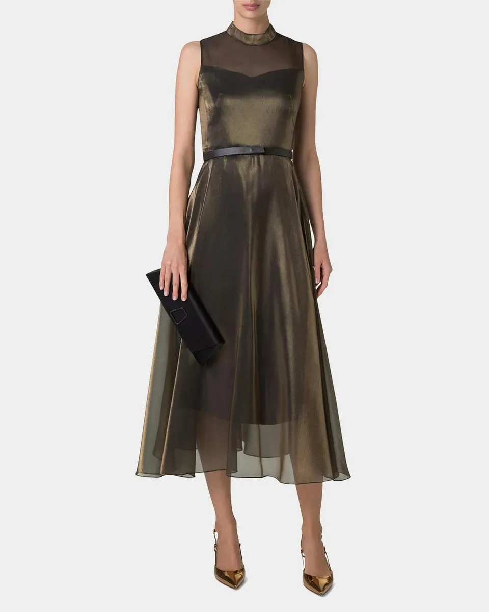 Akris Anouk Satin Clutch Bag with Chain Strap | Thumbnail 4 Akris Anouk Satin Clutch Bag with Chain Strap | Thumbnail 4