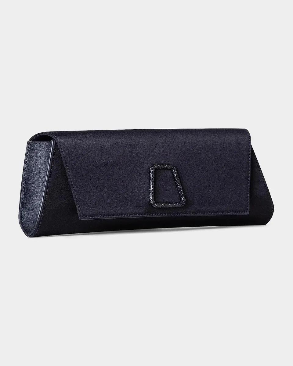 Akris Anouk Satin Clutch Bag with Chain Strap | Thumbnail 6 Akris Anouk Satin Clutch Bag with Chain Strap | Thumbnail 6