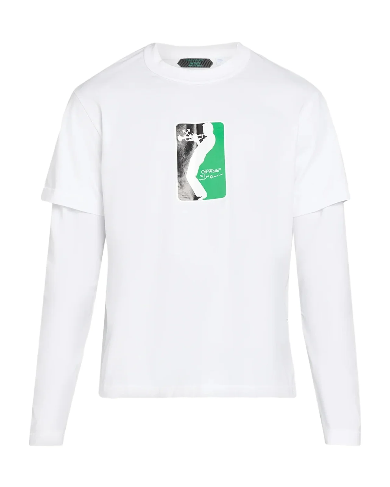 Off-White Men's Layered Graphic Long-Sleeve T-Shirt