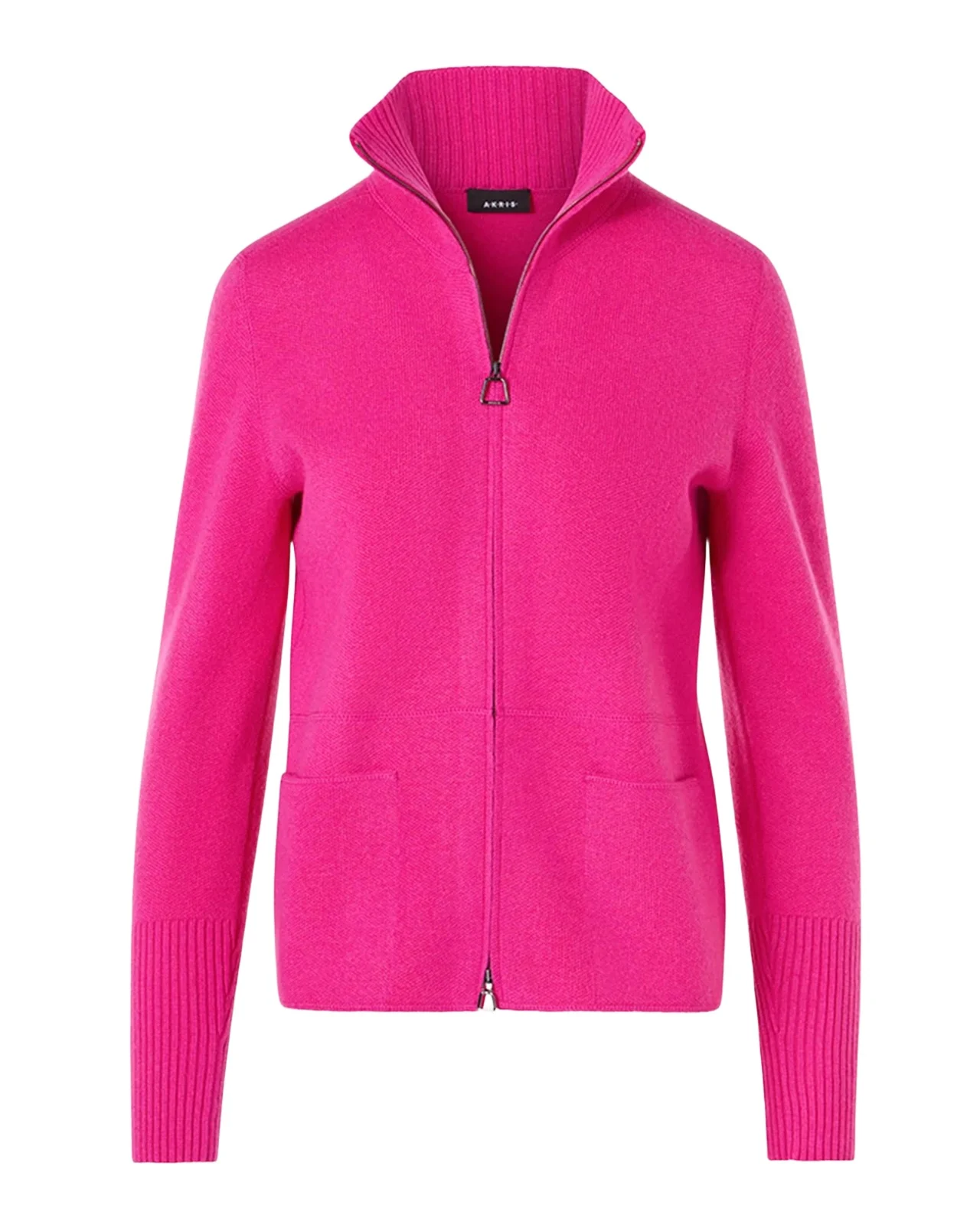 Akris Cashmere Knit Zip Cardigan