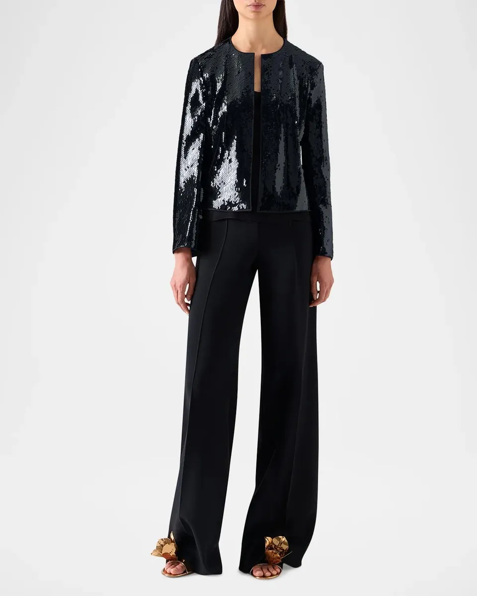 Akris Akio Sequined Short Jacket | Thumbnail 2 Akris Akio Sequined Short Jacket | Thumbnail 2