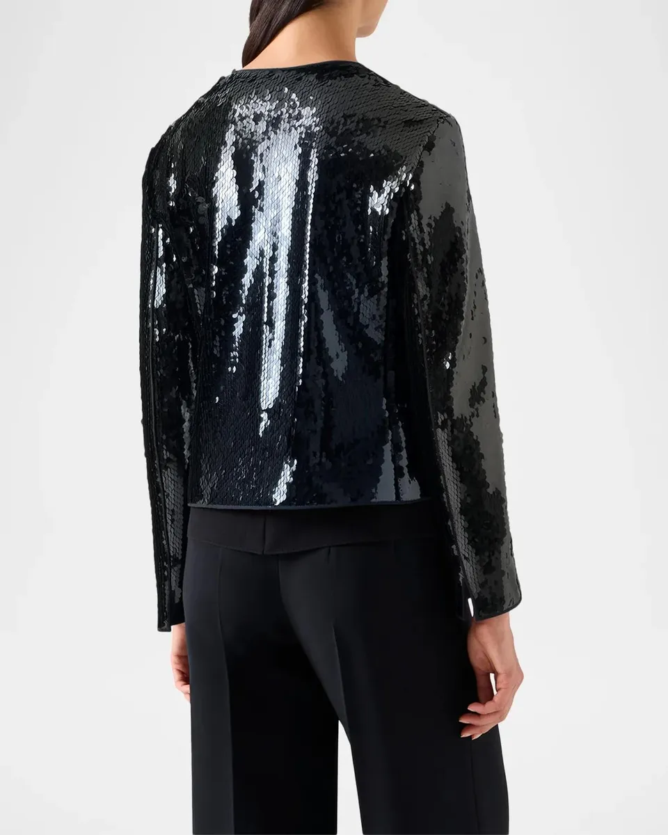 Akris Akio Sequined Short Jacket | Thumbnail 3 Akris Akio Sequined Short Jacket | Thumbnail 3