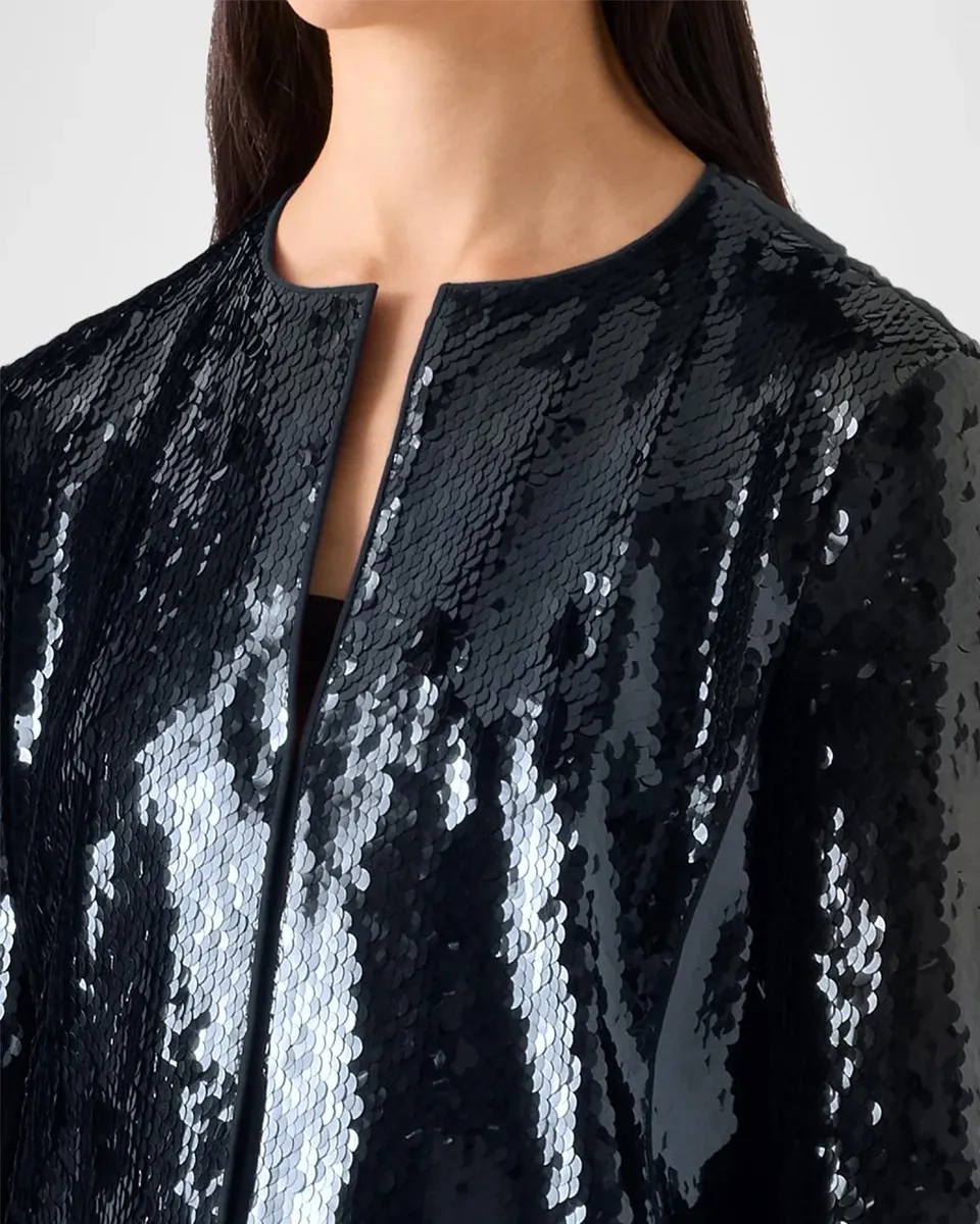 Akris Akio Sequined Short Jacket | Thumbnail 5 Akris Akio Sequined Short Jacket | Thumbnail 5