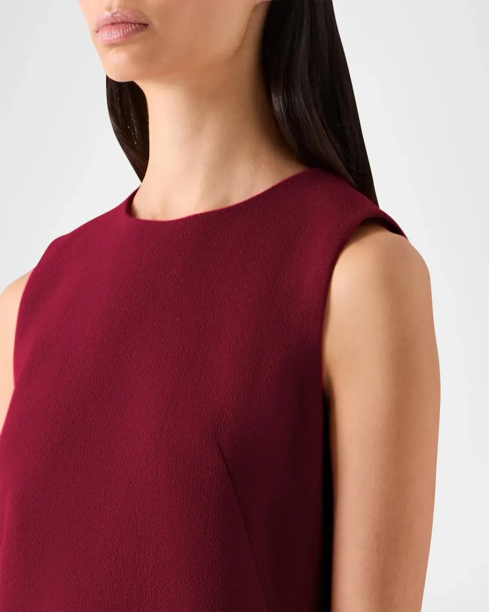 Akris Double-Face Wool Crêpe Sheath Mini Dress | Thumbnail 5 Akris Double-Face Wool Crêpe Sheath Mini Dress | Thumbnail 5