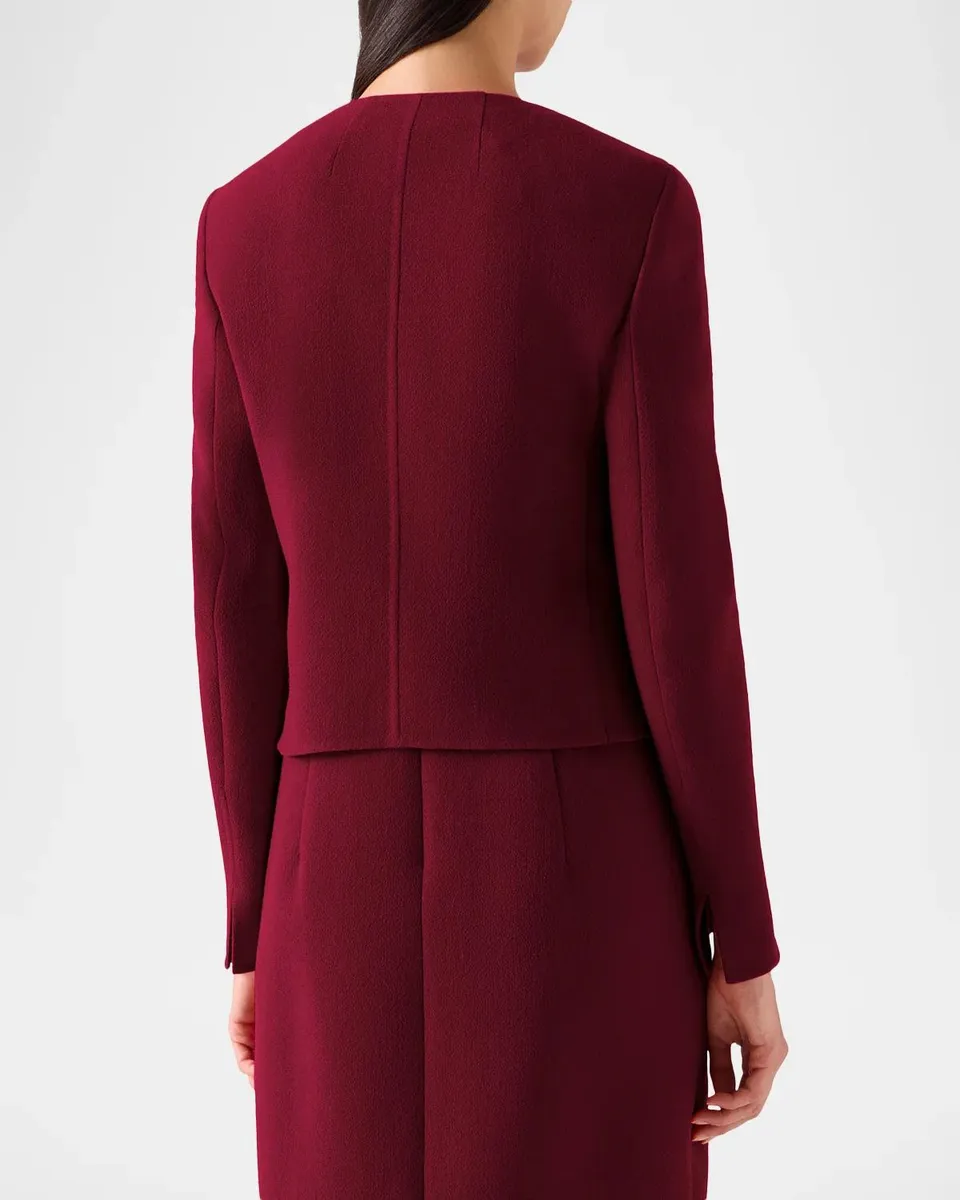Akris Adriana Wool Short Jacket | Thumbnail 3