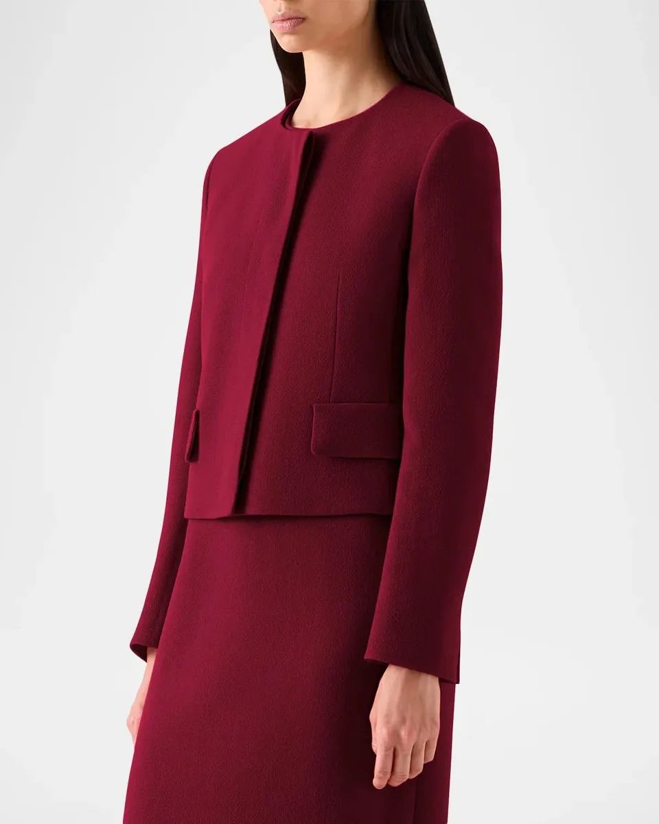 Akris Adriana Wool Short Jacket | Thumbnail 6