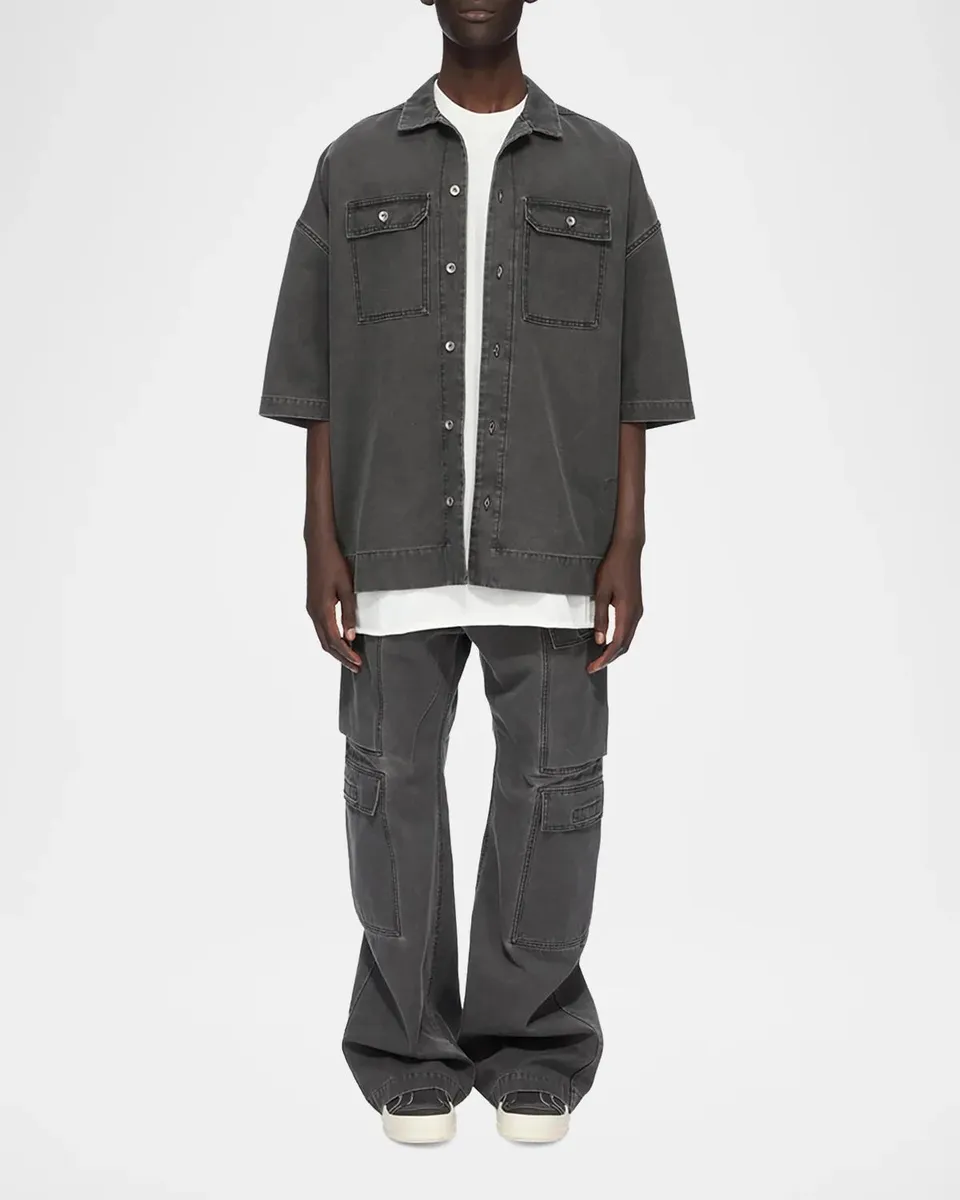 Rick Owens Denim Cargo Jeans | Thumbnail 2 Rick Owens Denim Cargo Jeans | Thumbnail 2