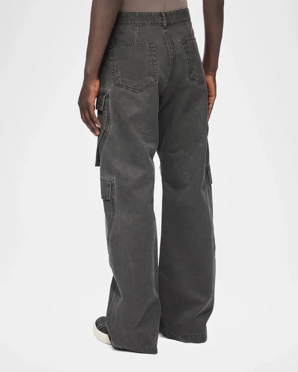 Rick Owens Denim Cargo Jeans | Thumbnail 3 Rick Owens Denim Cargo Jeans | Thumbnail 3