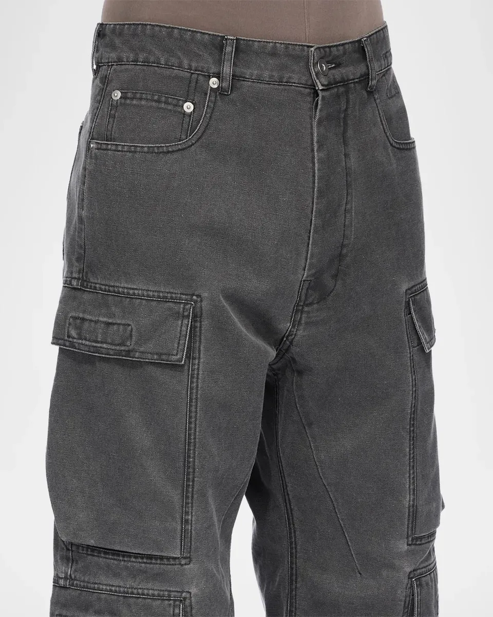 Rick Owens Denim Cargo Jeans | Thumbnail 6 Rick Owens Denim Cargo Jeans | Thumbnail 6
