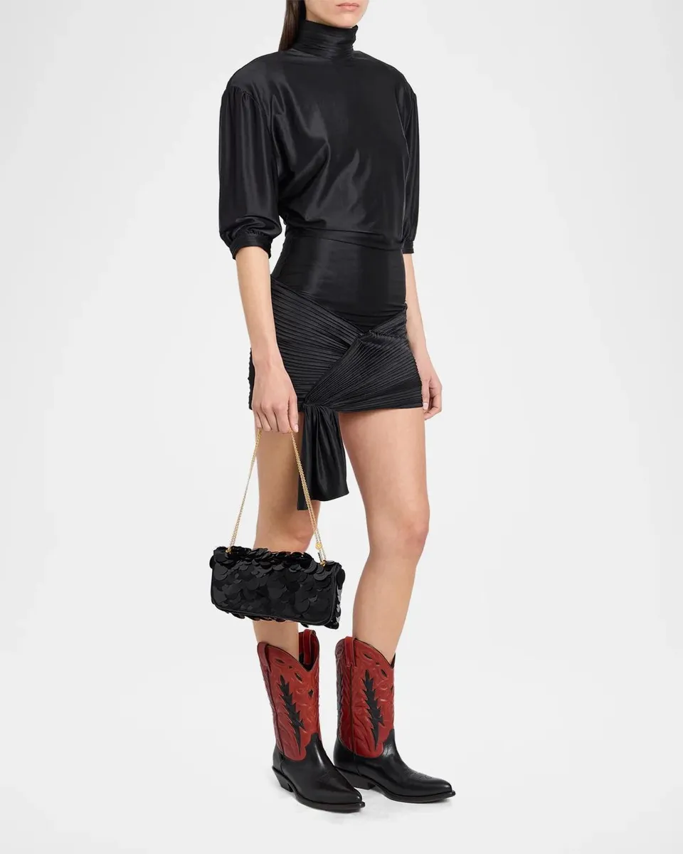 Rabanne Sparkle Leather & Paillette Shoulder Bag | Thumbnail 2 Rabanne Sparkle Leather & Paillette Shoulder Bag | Thumbnail 2