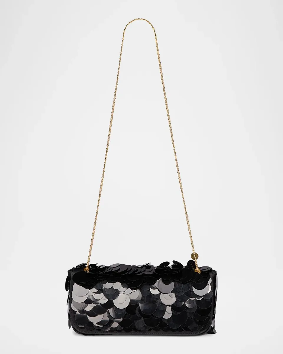 Rabanne Sparkle Leather & Paillette Shoulder Bag | Thumbnail 7 Rabanne Sparkle Leather & Paillette Shoulder Bag | Thumbnail 7