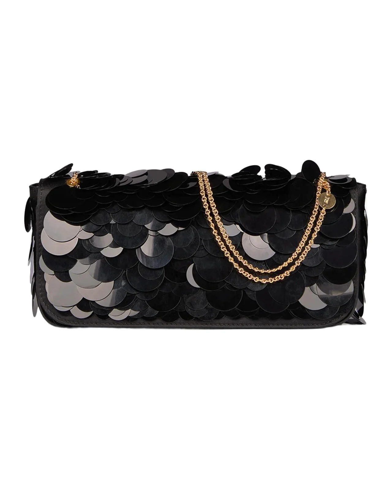 Sparkle Leather & Paillette Shoulder Bag Sparkle Leather & Paillette Shoulder Bag