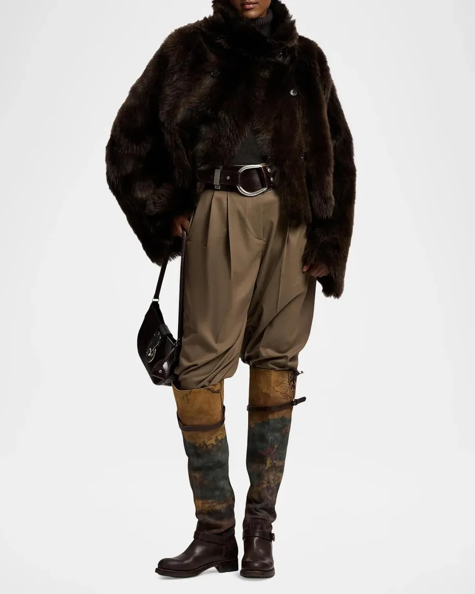 Ralph Lauren Collection Norman Reversible Lamb-Shearling Coat | Thumbnail 2 Ralph Lauren Collection Norman Reversible Lamb-Shearling Coat | Thumbnail 2