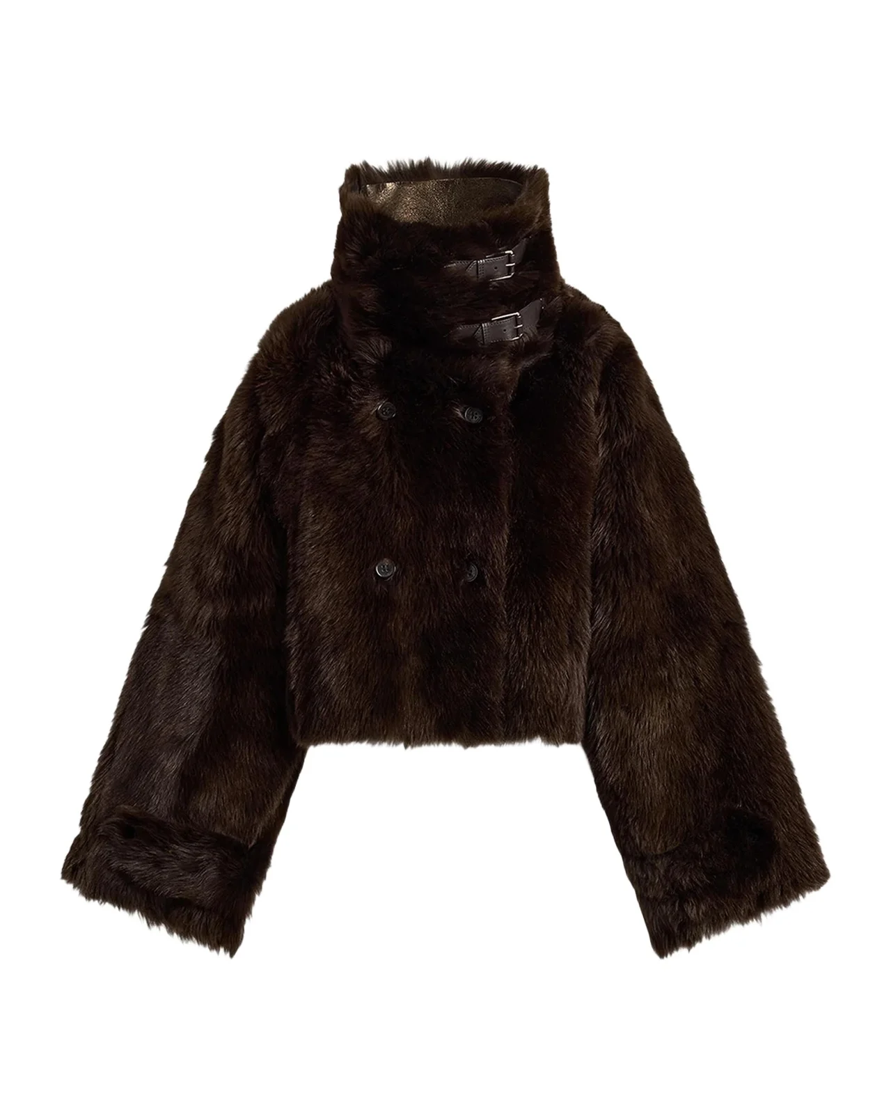 Ralph Lauren Collection Norman Reversible Lamb-Shearling Coat