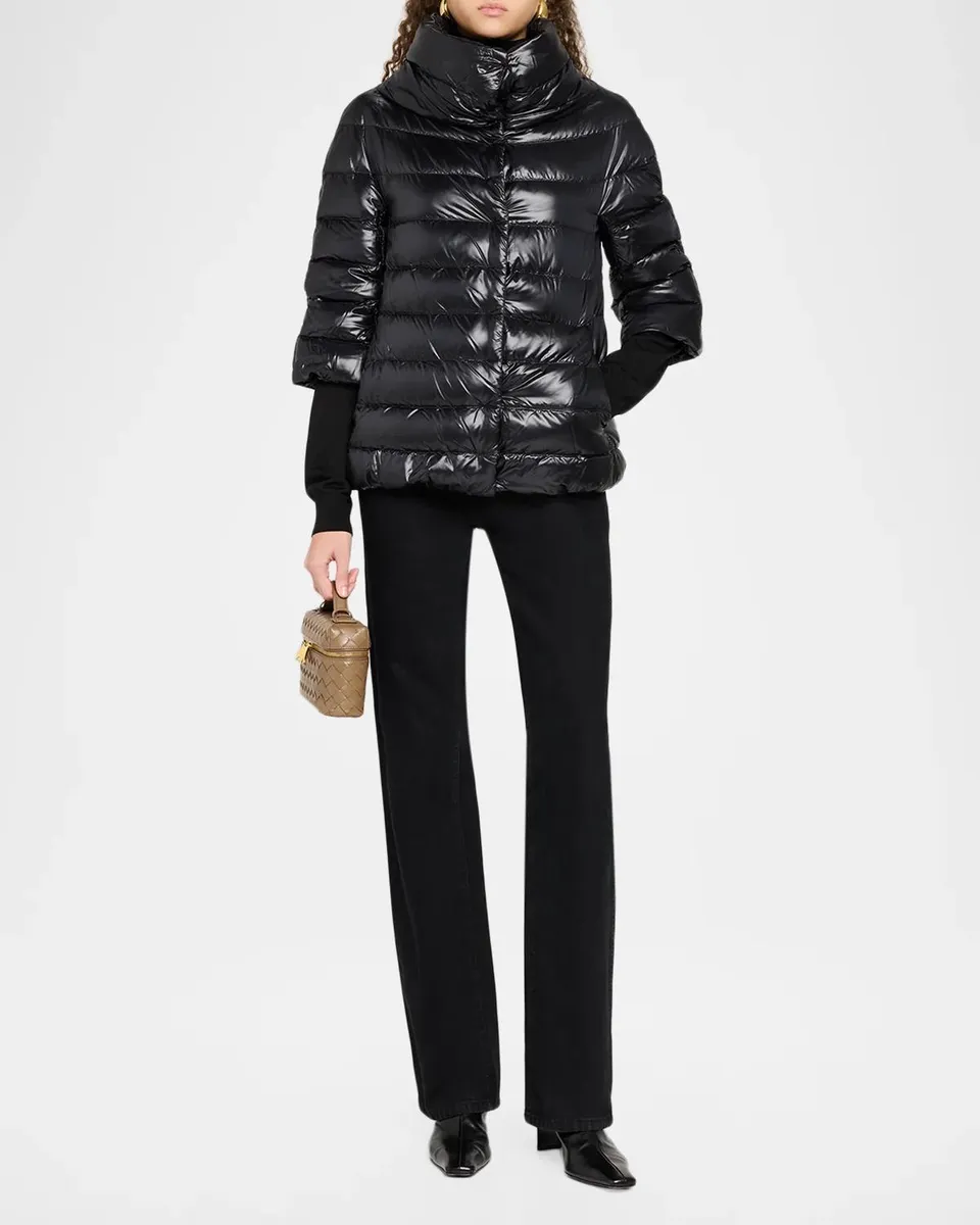 HERNO Iconico Aminta Cocoon Down Puffer Coat | Thumbnail 2
