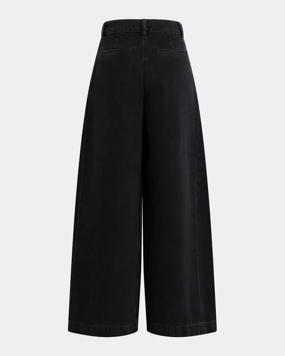 Favorite Daughter The Petite Denim Pleats for Days Pants | Thumbnail 5 Favorite Daughter The Petite Denim Pleats for Days Pants | Thumbnail 5