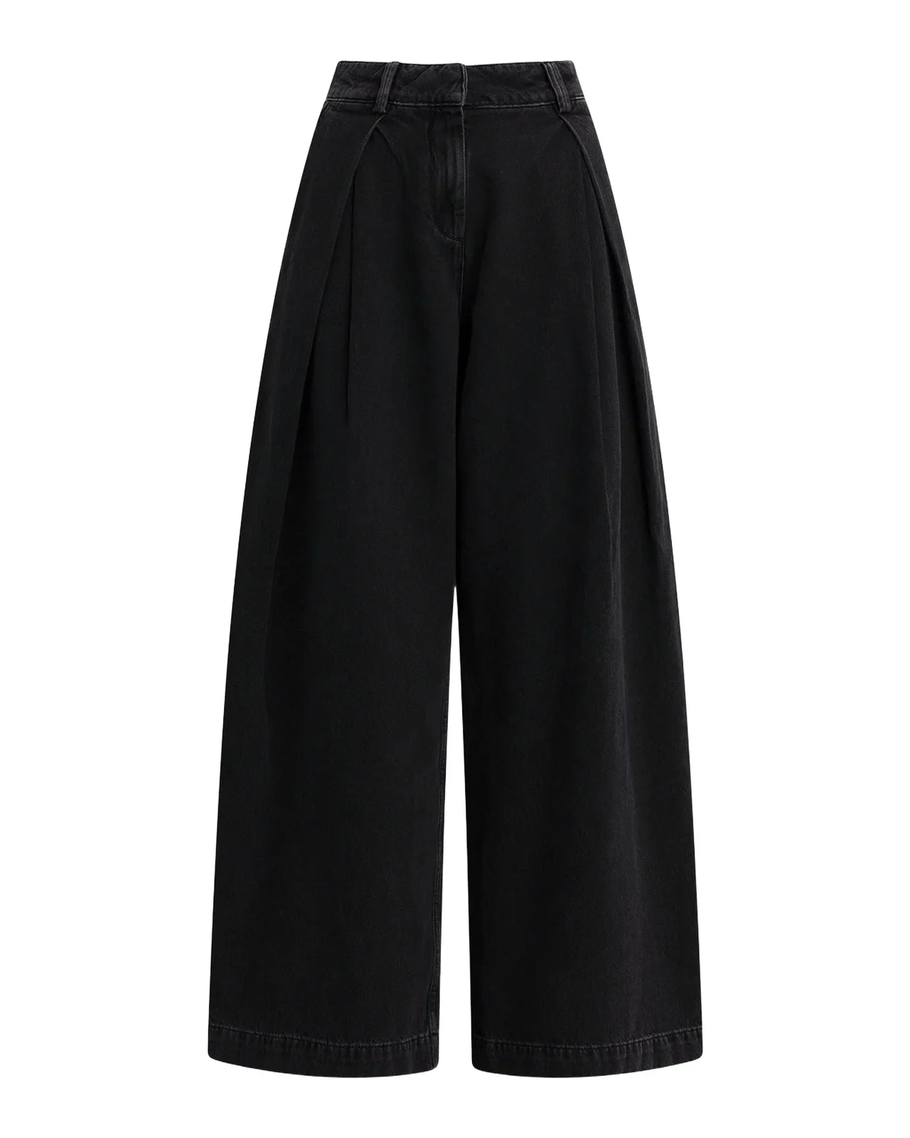 The Petite Denim Pleats for Days Pants
