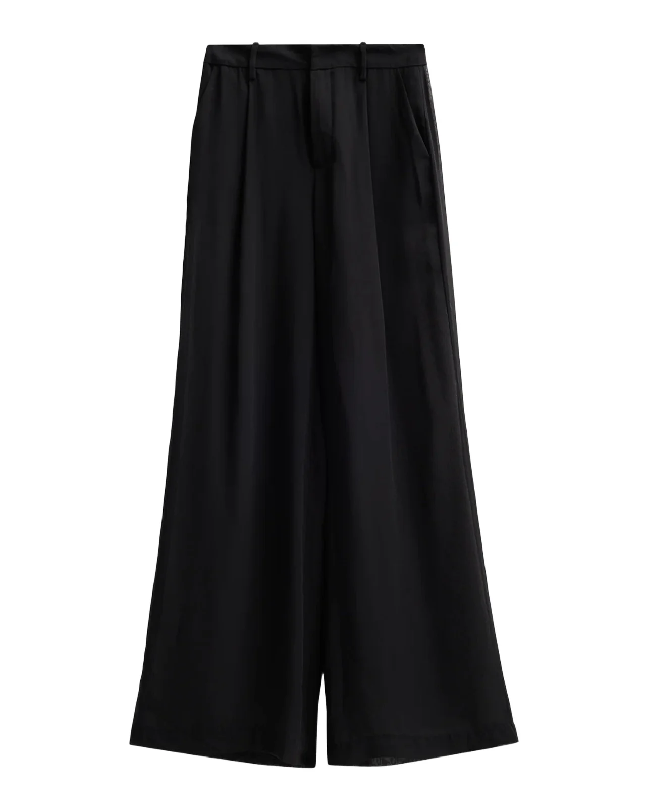 Allanah Sheer Wide-Leg Trousers