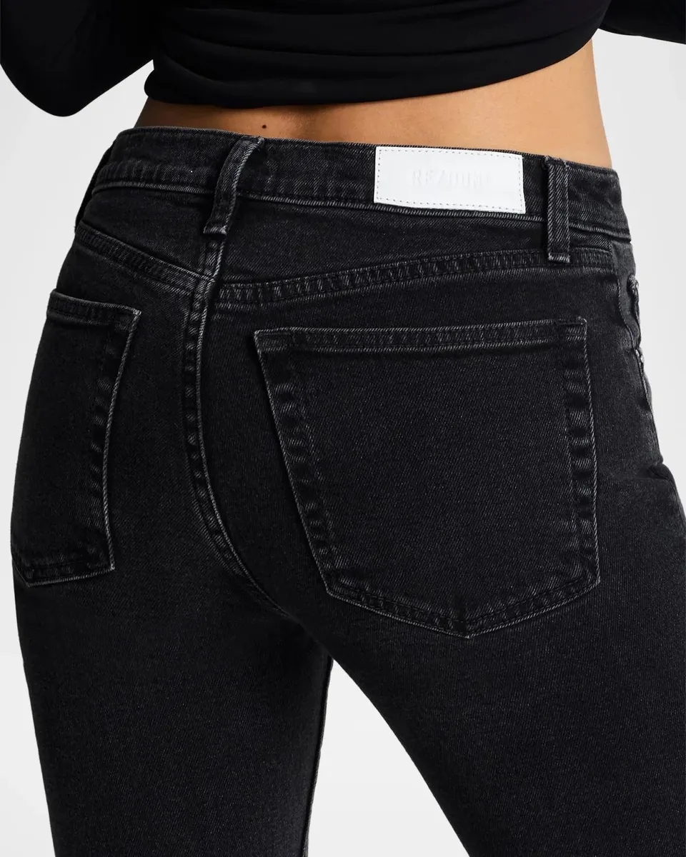 RE/DONE Struttini Mid-Rise Wide-Leg Flared Jeans | Thumbnail 5