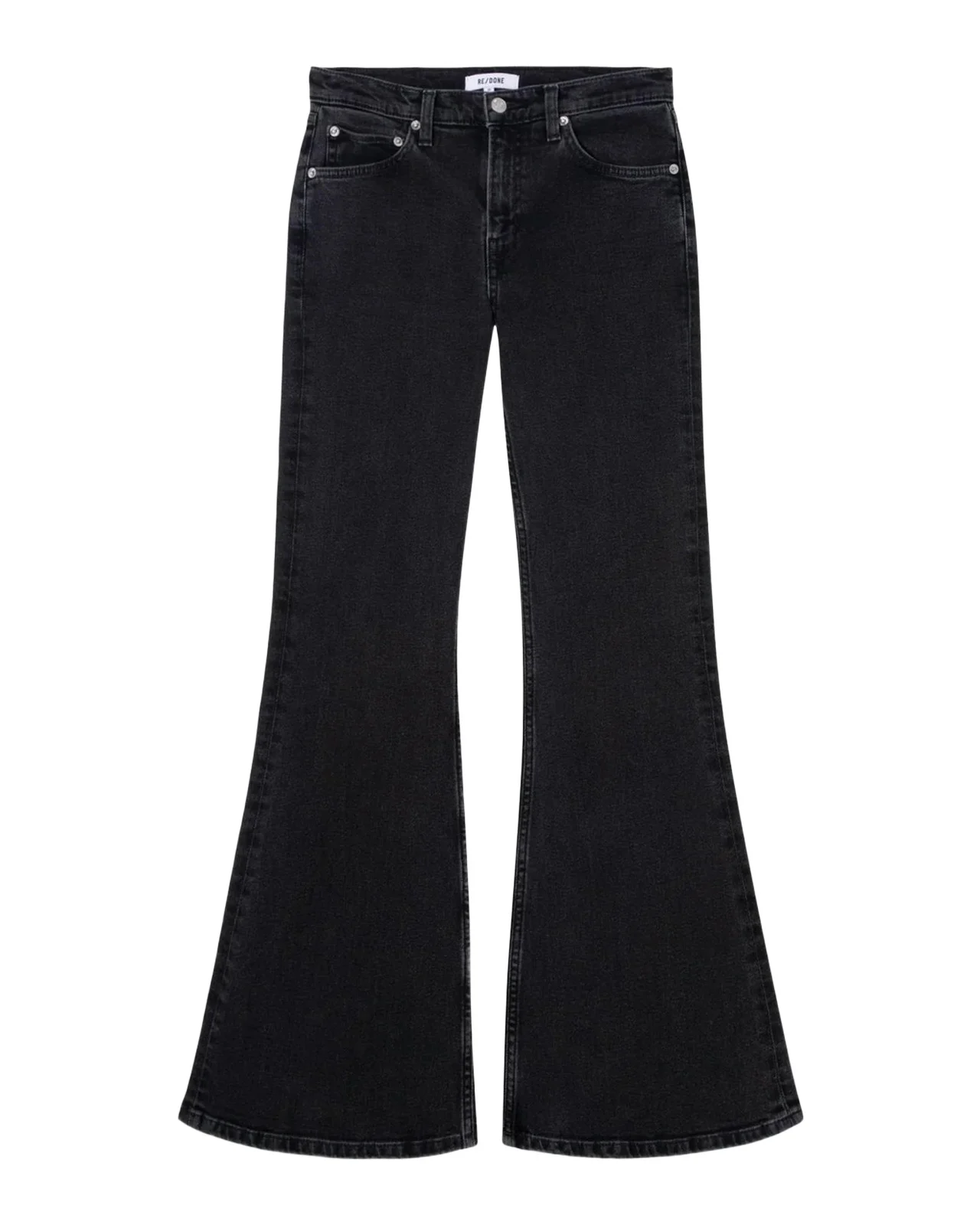 Struttini Mid-Rise Wide-Leg Flared Jeans Struttini Mid-Rise Wide-Leg Flared Jeans